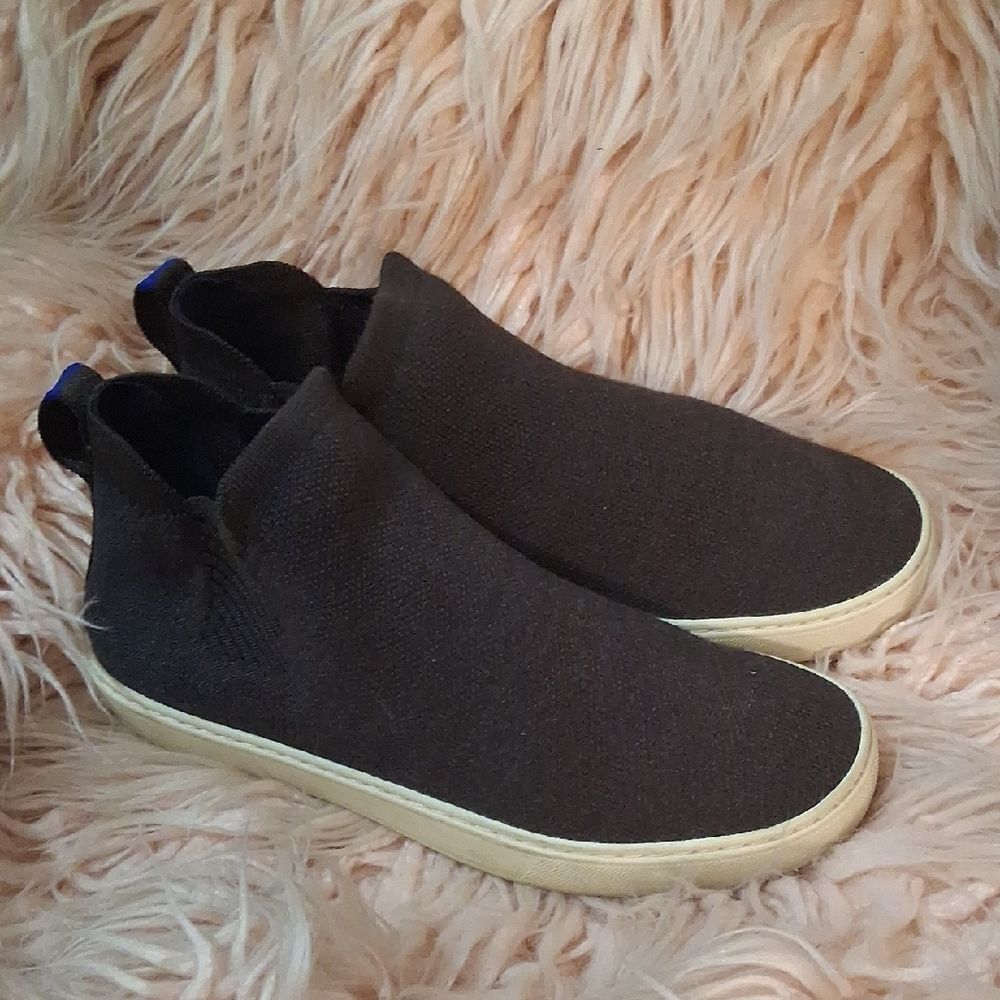 Rothy's Black Slip-On Sneakers Womens Size 8